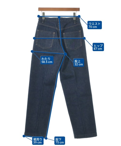 TANAKA（タナカ）デニムパンツ 紺 サイズ:27(XS位) メンズ/2200643465084
