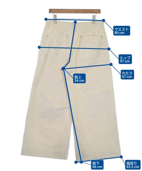 TANAKA（タナカ）デニムパンツ 白 サイズ:29/30(S位) メンズ/2200621642049