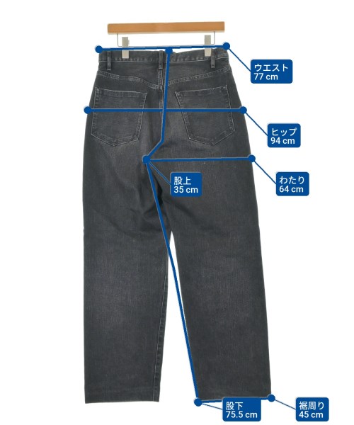 TANAKA（タナカ）デニムパンツ 黒 サイズ:30(M位) メンズ/2200676536034