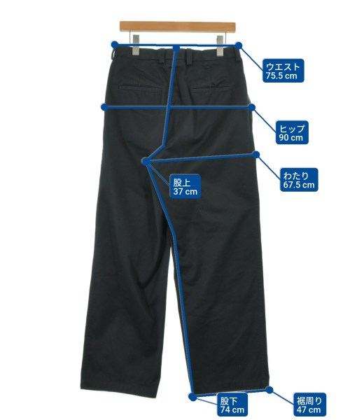 TANAKA（タナカ）チノパン 黒 サイズ:29(S位) メンズ/2200656543021