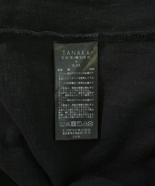 TANAKA（タナカ）Tシャツ・カットソー 黒 サイズ:M メンズ/2200712342087