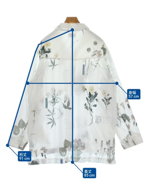 TANAKA（タナカ）カジュアルシャツ 白 サイズ:L メンズ/2200645238020