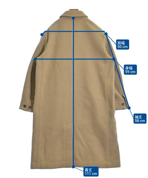 TANAKA（タナカ）ステンカラーコート ベージュ サイズ:S レディース/2200648154013