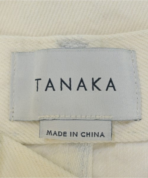 TANAKA（タナカ）デニムパンツ 白 サイズ:-(M位) レディース/2200686101116