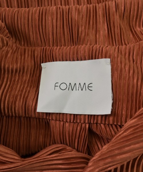 FOMME（フォム）カジュアルシャツ オレンジ サイズ:XS メンズ/2200694174539