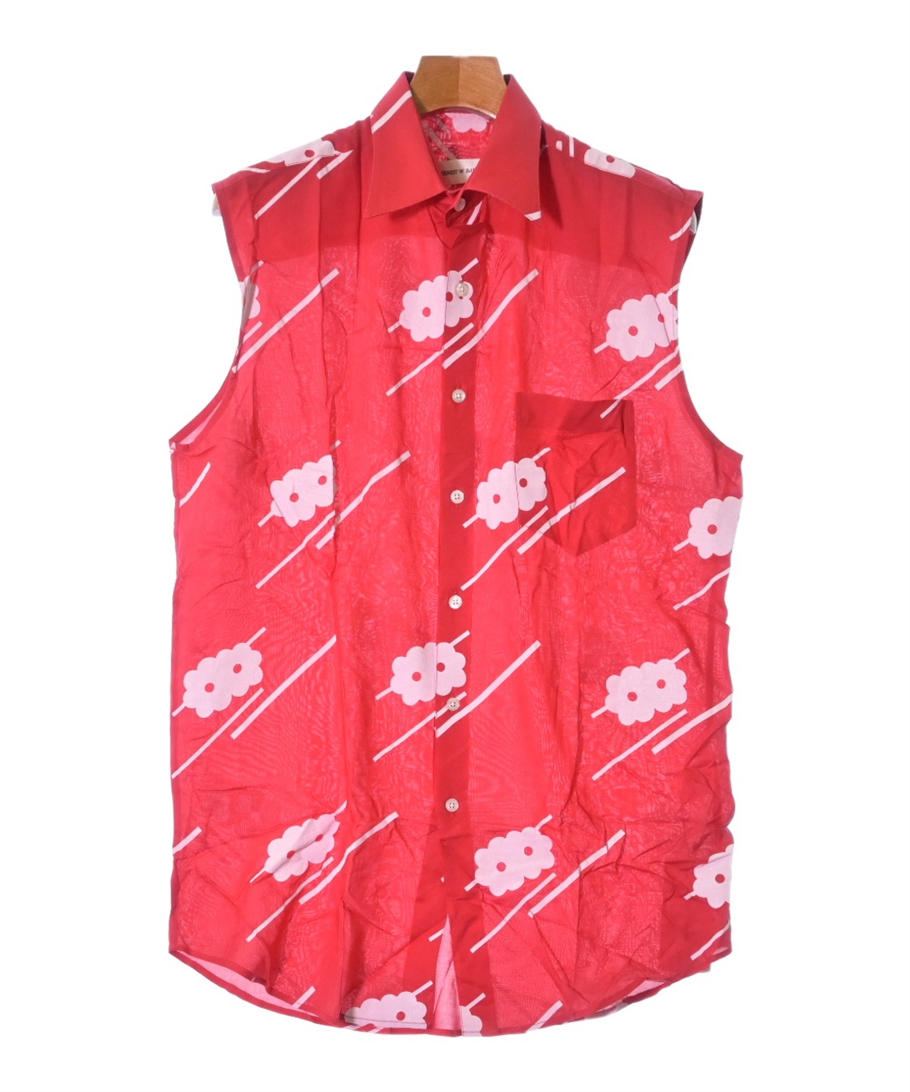 ERNEST W.BAKER（アーネストダブルベイカー）カジュアルシャツ 赤