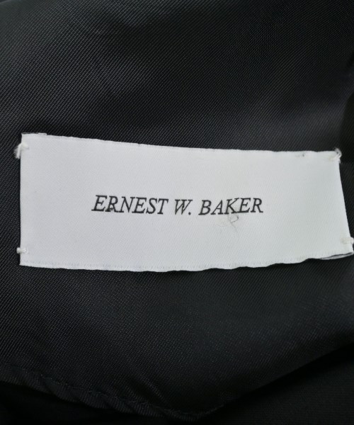 ERNEST W.BAKER（アーネストダブルベイカー）チェスターコート 黒 サイズ:46(M位) メンズ/2200638841022