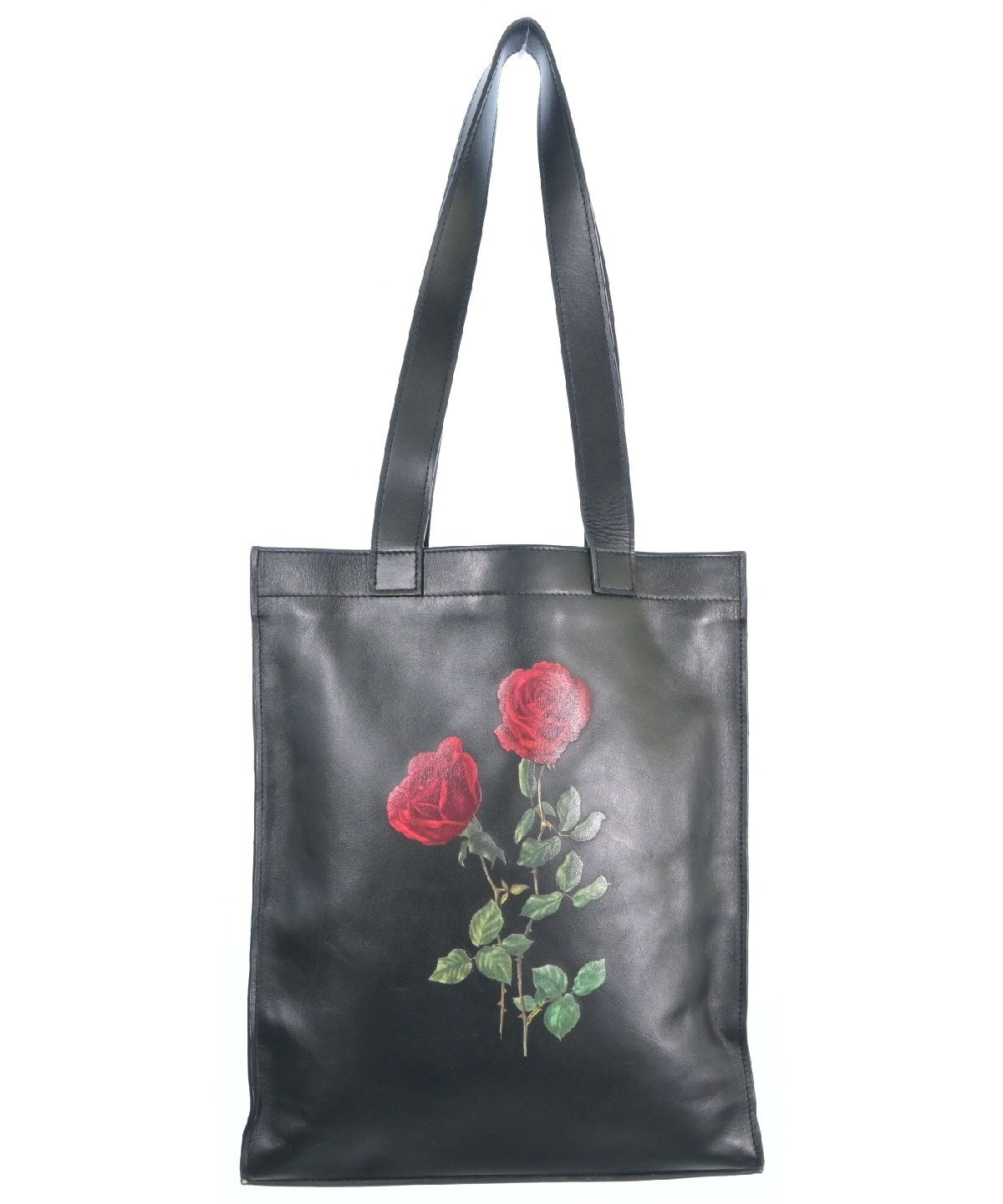 ernest w baker トートバッグ Ernest W. Baker Patched Rose Shopper Tote - Black | Garmentory