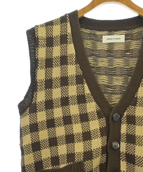 ERNEST W.BAKER（アーネストダブルベイカー）ベスト 茶 サイズ:46(M位) メンズ/2200625545117