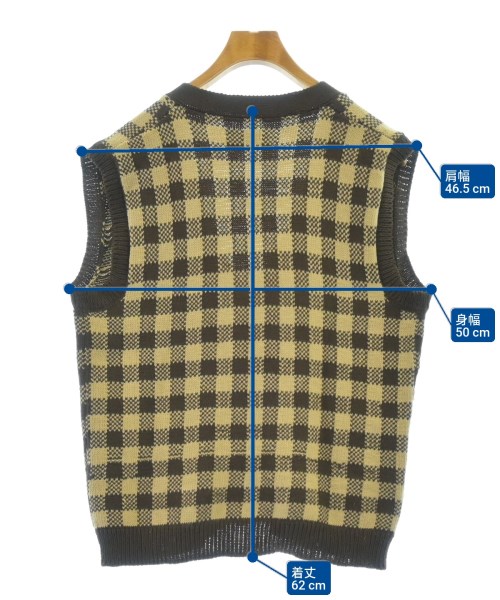 ERNEST W.BAKER（アーネストダブルベイカー）ベスト 茶 サイズ:46(M位) メンズ/2200625545117