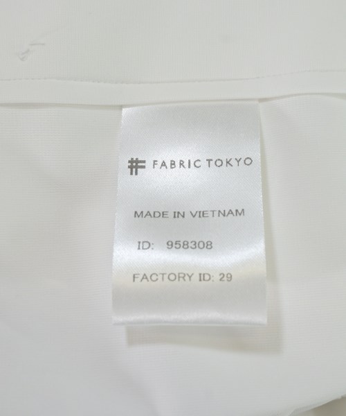 FABRIC TOKYO（ファブリックトウキョウ）ドレスシャツ 白 サイズ:-(M位) メンズ/2200702758027