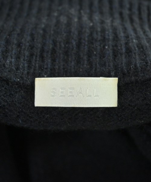 SEEALL（シーオール）ニット・セーター 黒 サイズ:F レディース/2200622402314