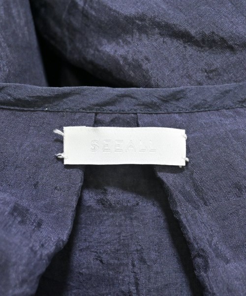 SEEALL（シーオール）ワンピース 紺 サイズ:38(M位) レディース/2200613539081