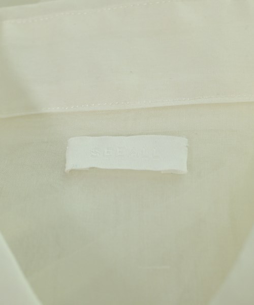 SEEALL（シーオール）カジュアルシャツ 白 サイズ:38(M位) レディース/2200622412047