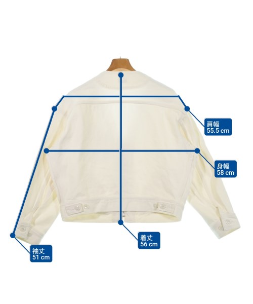 SEEALL（シーオール）デニムジャケット 白 サイズ:S メンズ/2200622412061