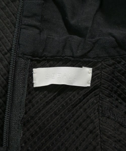 SEEALL（シーオール）カジュアルシャツ 黒 サイズ:38(M位) レディース/2200622412078