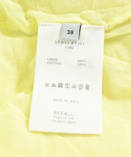 SEEALL（シーオール）その他 黄 サイズ:38(M位) レディース/2200622412092