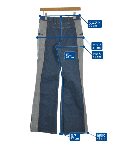 SEEALL（シーオール）デニムパンツ 紺 サイズ:-(M位) レディース/2200622412139