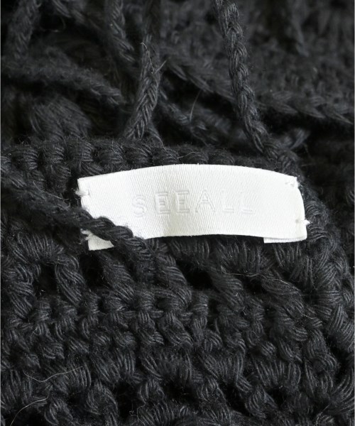 SEEALL（シーオール）ベスト/ノースリーブ 黒 サイズ:M レディース/2200622412252