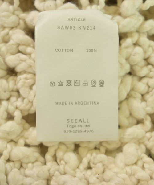 SEEALL（シーオール）ベスト 白 サイズ:-(XS位) レディース/2200622412276