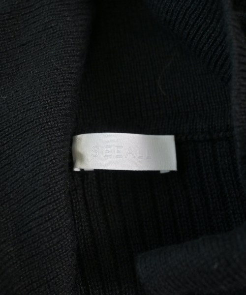 SEEALL（シーオール）カーディガン 黒 サイズ:F レディース/2200622412313