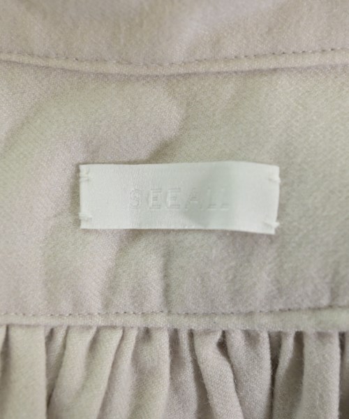 SEEALL（シーオール）カジュアルシャツ ベージュ サイズ:38(M位) レディース/2200632469031