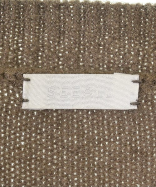 SEEALL（シーオール）ニット・セーター 茶 サイズ:F レディース/2200594480037