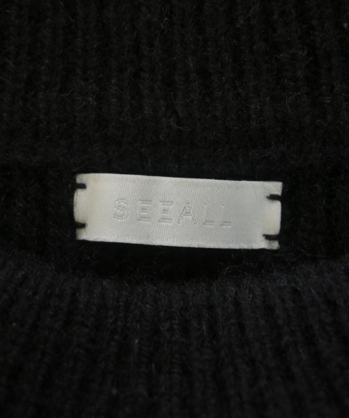 SEEALL（シーオール）ニット・セーター 黒 サイズ:F メンズ/2200616268032