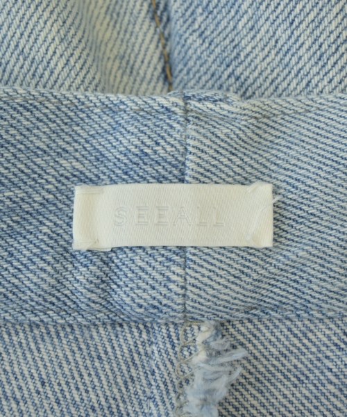 SEEALL（シーオール）デニムパンツ 青 サイズ:3(L位) メンズ/2200672826023