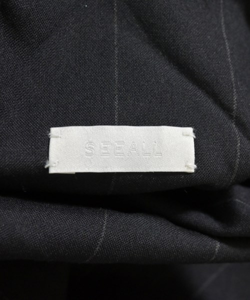 SEEALL（シーオール）カジュアルシャツ 黒 サイズ:38(M位) レディース/2200673727015
