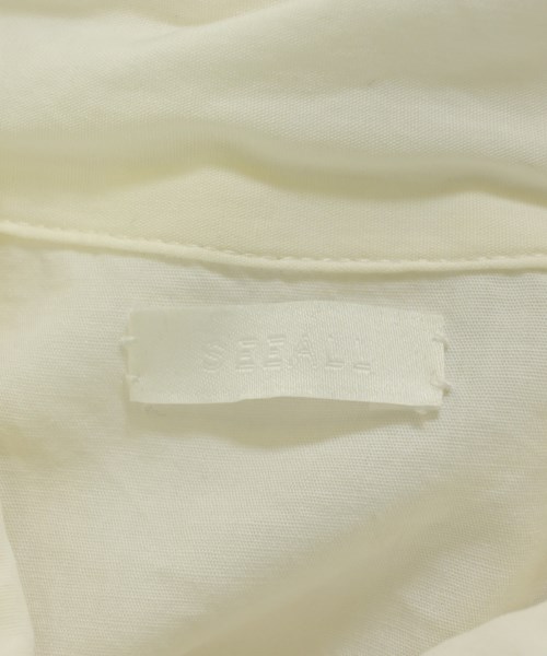 SEEALL（シーオール）カジュアルシャツ 白 サイズ:36(S位) レディース/2200677642093