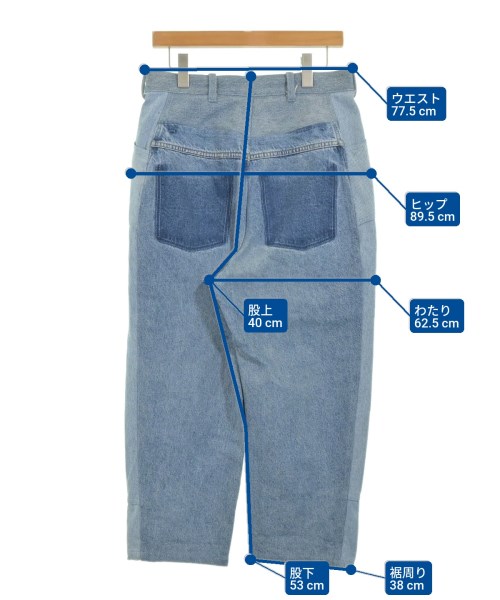 SEEALL（シーオール）デニムパンツ 青 サイズ:-(S位) メンズ/2200675614016