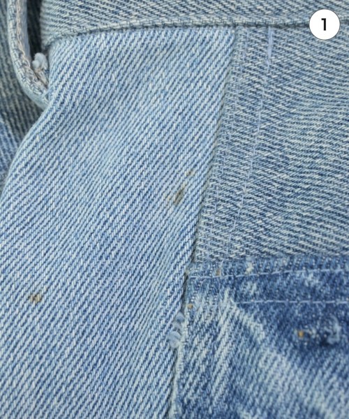 SEEALL（シーオール）デニムパンツ 青 サイズ:-(S位) メンズ/2200675614016