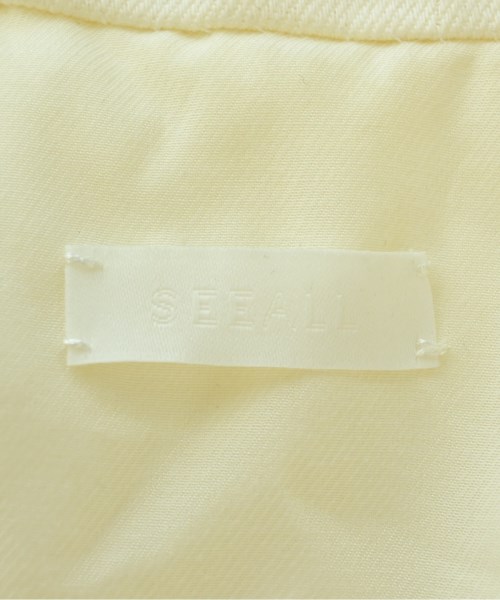 SEEALL（シーオール）カジュアルジャケット 白 サイズ:4(XL位) レディース/2200696529047