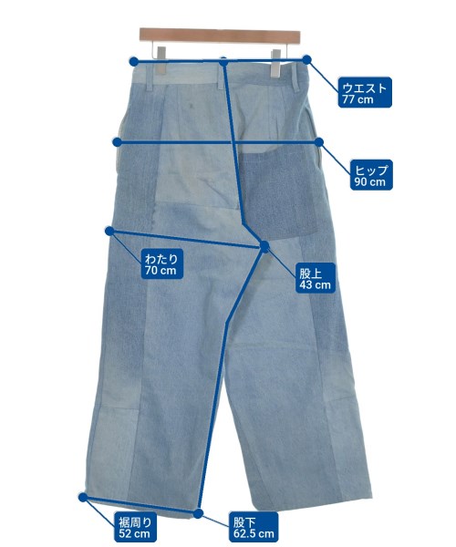 SEEALL（シーオール）デニムパンツ 青 サイズ:2(M位) メンズ/2200651184533