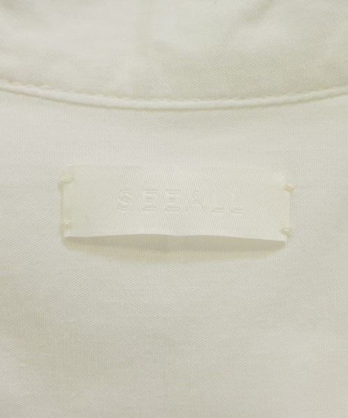 SEEALL（シーオール）カジュアルシャツ 白 サイズ:38(M位) レディース/2200656611010