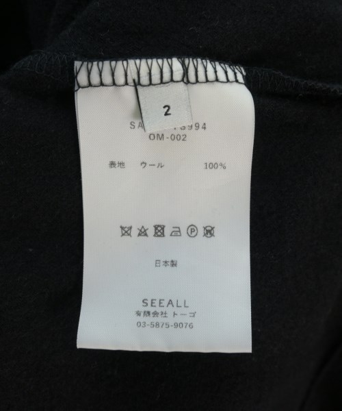 SEEALL（シーオール）ニット・セーター 黒 サイズ:2(M位) レディース/2200714209081