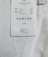 SEEALL（シーオール）スラックス カーキ サイズ:1(S位) メンズ/2200650633087