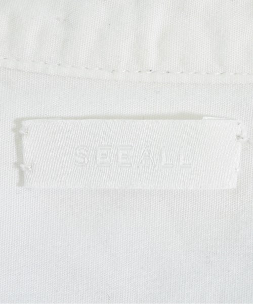 SEEALL（シーオール）カジュアルシャツ 白 サイズ:46(M位) メンズ/2200652900033