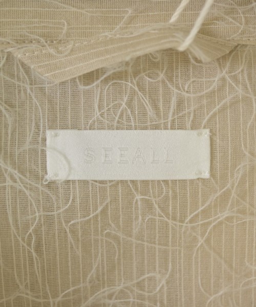 SEEALL（シーオール）カジュアルシャツ ベージュ サイズ:2(M位) レディース/2200705014205