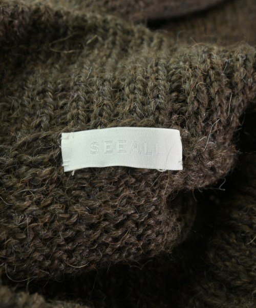 SEEALL（シーオール）ニット・セーター 茶 サイズ:M レディース/2200663091133