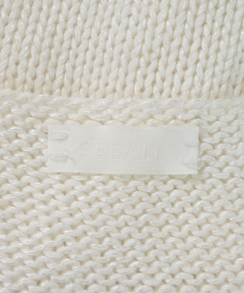 SEEALL（シーオール）ニット・セーター 白 サイズ:F レディース/2200665777097