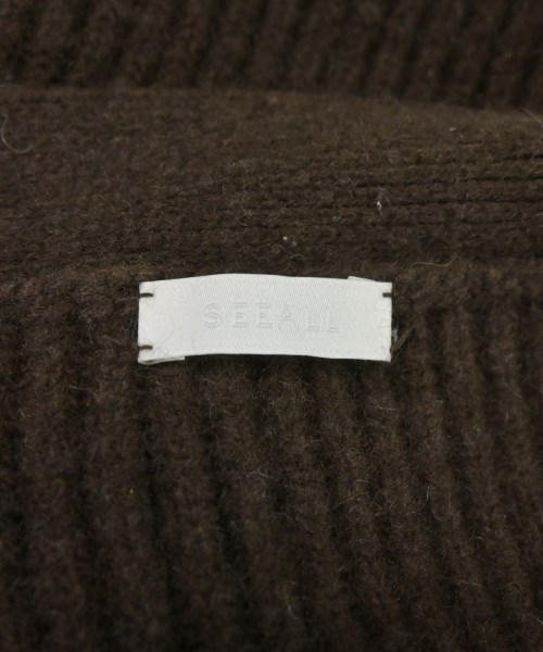 SEEALL（シーオール）カーディガン 茶 サイズ:-(XXL位) メンズ/2200666739032