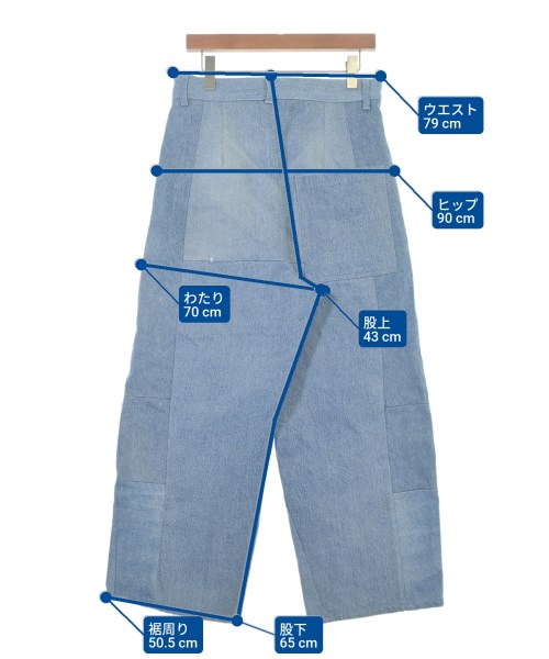 SEEALL（シーオール）デニムパンツ 青 サイズ:2(M位) メンズ/2200667679078