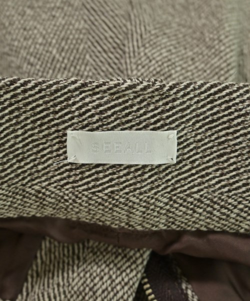 SEEALL（シーオール）スラックス 茶 サイズ:2(M位) メンズ/2200668876025