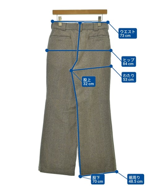 SEEALL（シーオール）スラックス 茶 サイズ:2(M位) メンズ/2200668876025