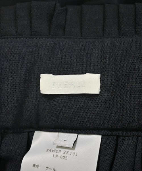 SEEALL（シーオール）ロング・マキシ丈スカート 黒 サイズ:S レディース/2200666115072