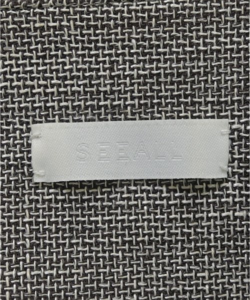 SEEALL（シーオール）カジュアルジャケット 茶 サイズ:36(S位) レディース/2200678956069