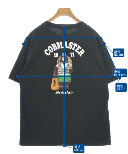 COBMASTER（コブマスター）Tシャツ・カットソー 黒 サイズ:42(L位) メンズ/2200688509040
