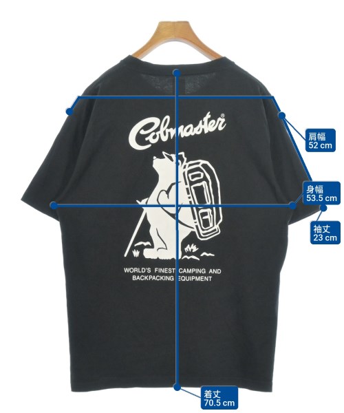 COBMASTER（コブマスター）Tシャツ・カットソー 黒 サイズ:42(L位) メンズ/2200688509095